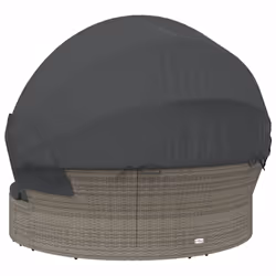 VidaXL 362256 lit d'extérieur Gris - Vue supplémentaire 5