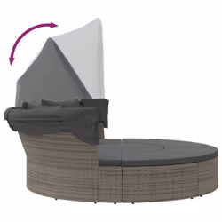 VidaXL 362256 lit d'extérieur Gris - Vue supplémentaire 7