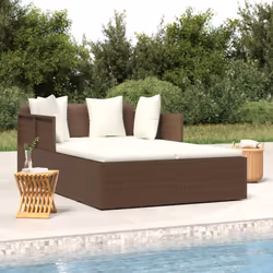 VidaXL 362266 lit d’extérieur Marron