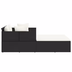 VidaXL 362267 lit d'extérieur Noir - Vue supplémentaire 4
