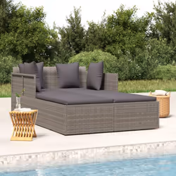 La chaise longue en résine tressée sera idéale pour vous bronzer et vous détendre près de la piscine, sur la terrasse ou dans ...