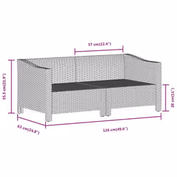 VidaXL 362684 ensemble de meubles de jardin - Vue supplémentaire 8