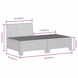 VidaXL 362690 ensemble de meubles de jardin - Vue supplémentaire 8
