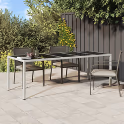 VidaXL 362556 table de jardin Noir