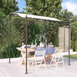 Profitez de votre espace de vie extérieur avec cet auvent, qu'il fasse soleil ou qu'il pleuve légèrement ! Matériau résistant ...