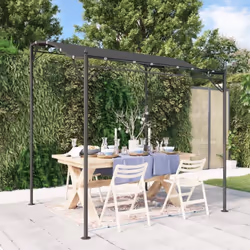 Description générale Profitez de votre espace de vie extérieur avec cet auvent, qu'il fasse soleil ou qu'il pleuve légèrement ...