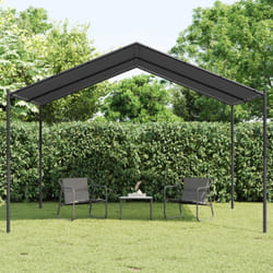 Tente à auvent anthracite 4x4 m acier et tissu vidaXL