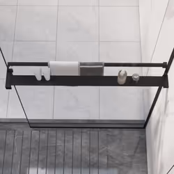 L'étagère de douche pour paroi de douche à l'italienne vous permet de garder votre salle de bain organisée et propre, ce qui  ...