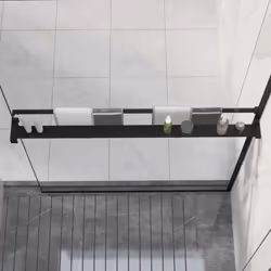 L'étagère de douche pour paroi de douche à l'italienne vous permet de garder votre salle de bain organisée et propre, ce qui  ...