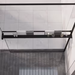 L'étagère de douche pour paroi de douche à l'italienne vous permet de garder votre salle de bain organisée et propre, ce qui  ...