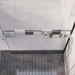 L'étagère de douche pour paroi de douche à l'italienne vous permet de garder votre salle de bain organisée et propre, ce qui  ...