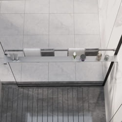 Vidaxl - tagère de douche paroi de douche à l'italienne Chromé 100 cm