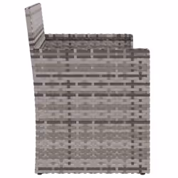 VidaXL 362317 banc de jardin Rotin, Acier - Vue supplémentaire 5