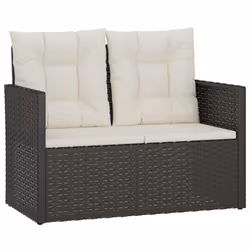 VidaXL 362318, Noir, Rotin, Acier, 110 kg, Adultes et enfants, 1050 mm, 560 mm