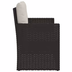 VidaXL 362318 banc de jardin Rotin, Acier - Vue supplémentaire 5