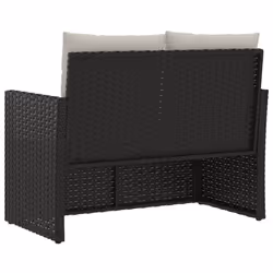 VidaXL 362318 banc de jardin Rotin, Acier - Vue supplémentaire 6
