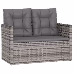 VidaXL 362319, Gris, Rotin, Acier, 110 kg, Adultes et enfants, 1050 mm, 560 mm