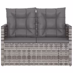 VidaXL 362319 banc de jardin Rotin, Acier - Vue supplémentaire 4