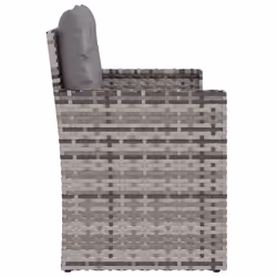 VidaXL 362319 banc de jardin Rotin, Acier - Vue supplémentaire 5