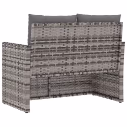 VidaXL 362319 banc de jardin Rotin, Acier - Vue supplémentaire 6