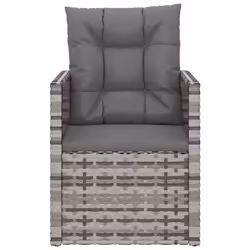 VidaXL 362323 chaise d'extérieur Terrace Siège rembourré Polyuréthane, Acier Gris - Vue supplémentaire 4