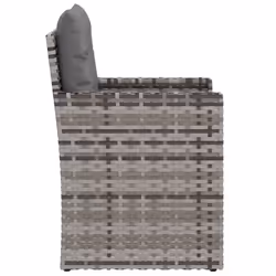 VidaXL 362323 chaise d'extérieur Terrace Siège rembourré Polyuréthane, Acier Gris - Vue supplémentaire 5