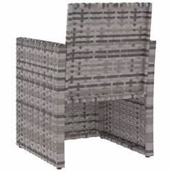 VidaXL 362323 chaise d'extérieur Terrace Siège rembourré Polyuréthane, Acier Gris - Vue supplémentaire 6