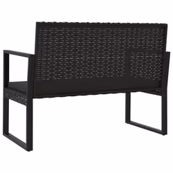 VidaXL 362325 banc de jardin Rotin, Acier - Vue supplémentaire 5