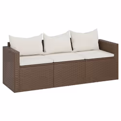 VidaXL 362326, 3 siège(s), Marron, 110 kg, 1760 mm, 640 mm, 605 mm