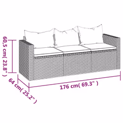 VidaXL 362328 Canapé de patio - Vue supplémentaire 8