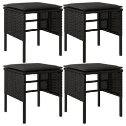 VidaXL 362340 banc de jardin Rotin, Acier