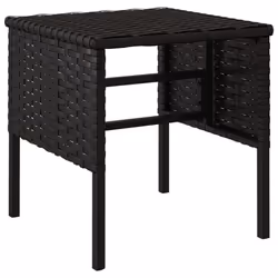VidaXL 362340 banc de jardin Rotin, Acier - Vue supplémentaire 4