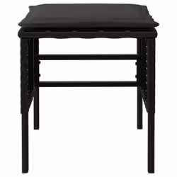 VidaXL 362340 banc de jardin Rotin, Acier - Vue supplémentaire 5