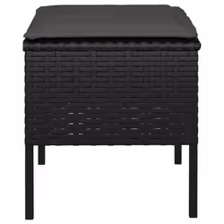 VidaXL 362340 banc de jardin Rotin, Acier - Vue supplémentaire 6