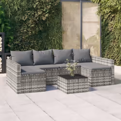 Description générale Cet ensemble de salon de jardin élégant et confortable est un choix idéal pour vous détendre et profiter ...