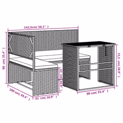 VidaXL 362346 ensemble de meubles de jardin - Vue supplémentaire 8