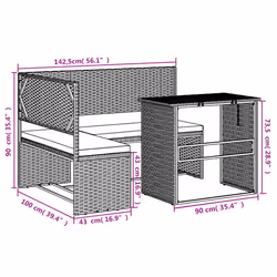 VidaXL 362347 ensemble de meubles de jardin - Vue supplémentaire 8