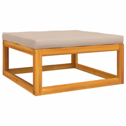 VidaXL 360006, Bois d'acacia, Adultes et enfants, 680 mm, 680 mm, 290 mm, 6 cm