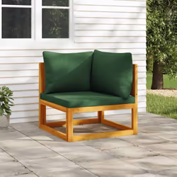 Profitez de votre temps libre sur ce canapé d'angle en bois. Ce canapé de jardin peut s'intégrer parfaitement dans l'espaces  ...