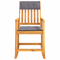 VidaXL 360026, Terrace, Siège rembourré, Bois d'acacia, Gris, Polyester, 110 kg
