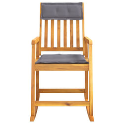 VidaXL 360026 chaise d'extérieur Terrace Siège rembourré Bois d'acacia Gris