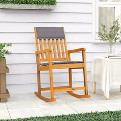 VidaXL 360026 chaise d'extérieur Terrace Siège rembourré Bois d'acacia Gris