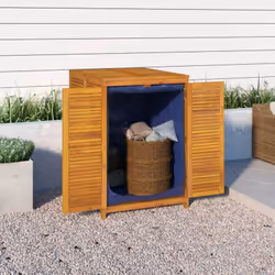 Cette boîte de rangement de jardin en bois est une solution de rangement idéale et un excellent supplément décoratif à votre  ...