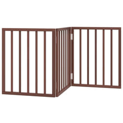 Barrière pour chien pliable 3 panneaux 150 cm bois de peuplier vidaXL