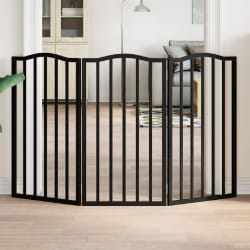 vidaXL Barrière chien pliable 3 panneaux
