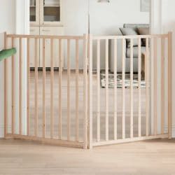 vidaXL Barrière Pliable 2 Panneaux Sapin
