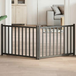 vidaXL Barrière Pour Chien Pliable 2 Panneaux