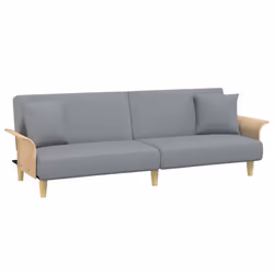 VidaXL 351843, Gris, mousse, Polyester, Polywood, 2240 mm, 890 mm, 700 mm