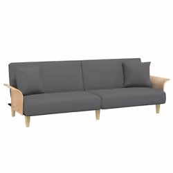 VidaXL 351844, Gris, mousse, Polyester, Polywood, 2240 mm, 890 mm, 700 mm