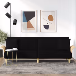 VidaXL 351845 canapé Noir